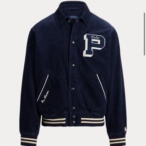 Polo by Ralph Lauren Dark Blue Varsity Jacket